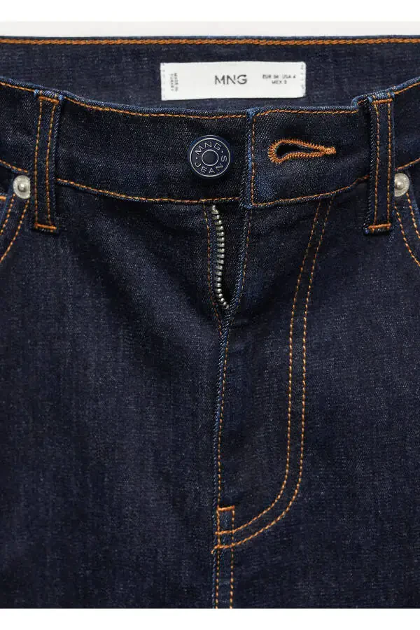 Koyu Denim Kadın Jeans 67073695 - 7