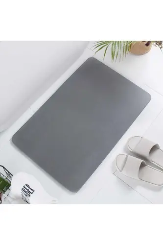 Diatom Süper Emici Sihirli Hijyenik Paspas Diatomite Mat Diatom Banyo Abdest Paspası - 3
