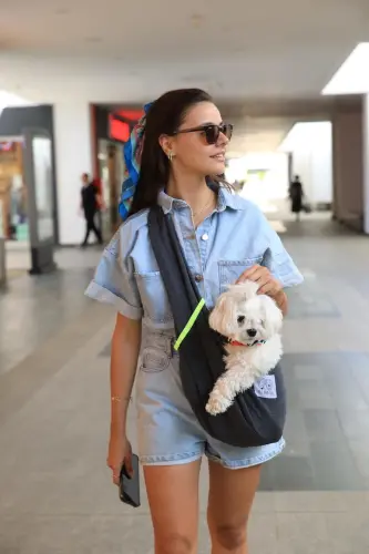 Koyu Gri Köpek Taşıma Çantası (Pet Sling – Ana Kucağı)-KOYU GRİ - 7