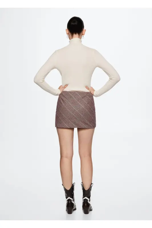 Koyu Kizil Kadın Yetişkin Etek 37067764-Koyu Kizil - 6