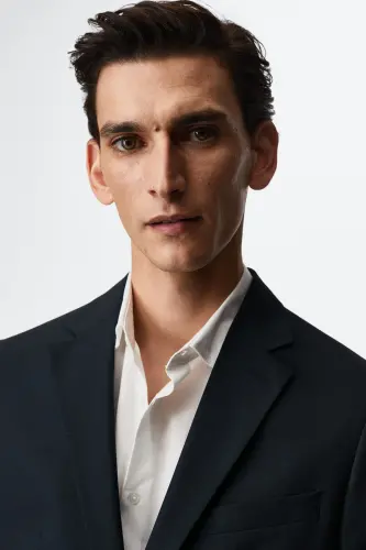 Koyu Lacivert Erkek Ceket 37044772-Dark Navy - 5