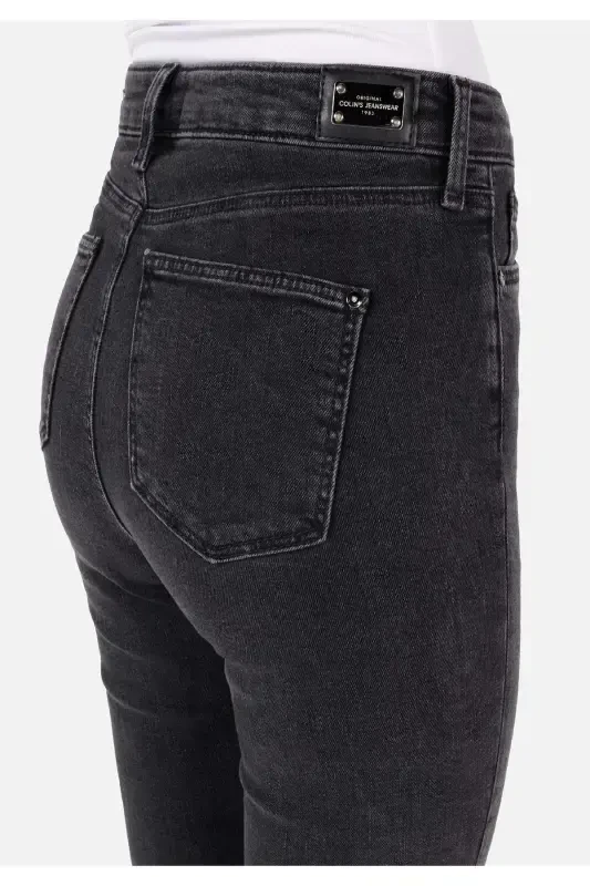 Skinny Fit Kadın Koyu İndigo Jean Pantolon - 6