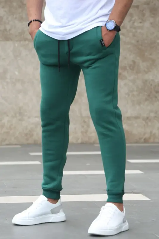 Koyu Yeşil Basic Eşofman 4210-Koyu Yeşil - 2