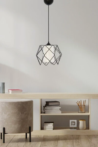 Trend White Glass One Mutfak, Antre, Koridor, Oturma Odası, Salon Sarkıt Avize - Modazone (1)