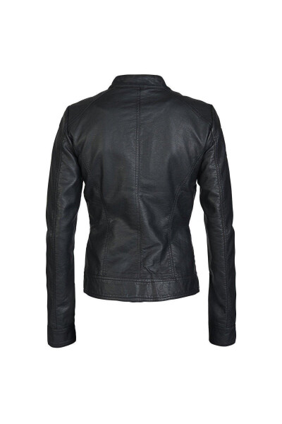 Кожаная куртка Onlbandit Faux Leather Biker 15081400-blk - 4