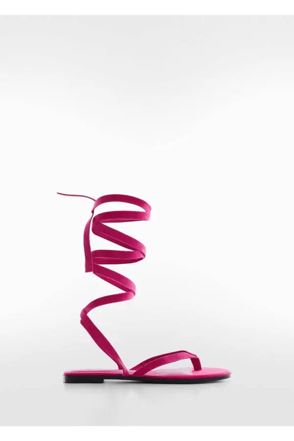 Кожаные сандалии с ремешками - 3