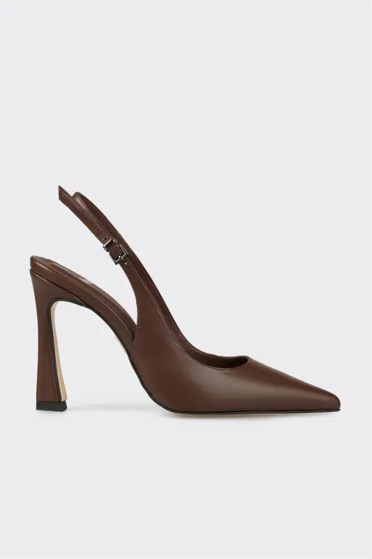 Кожаные туфли на каблуке для женщин - ELLE SHOES