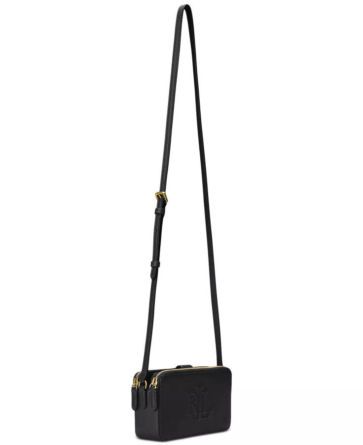 Кожаный кошелек Witley Crossbody черного цвета - 3