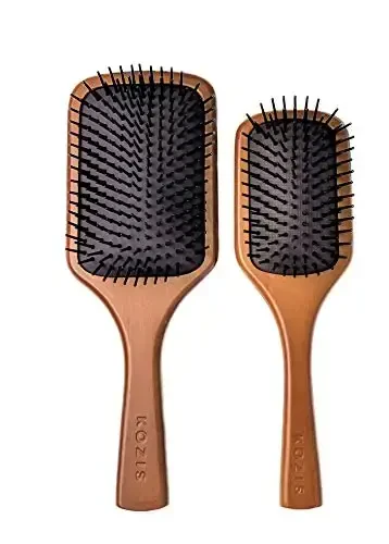 KOZIS Wooden Paddle Hair Brush (Large) - 1