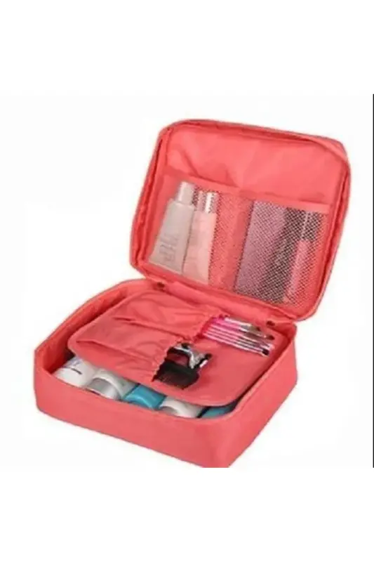Kozmetik Makyaj Çantası Su Geçirmez Özellikli (17*23*8 CM EBATLARINDA)-Somonn - ECOFORM