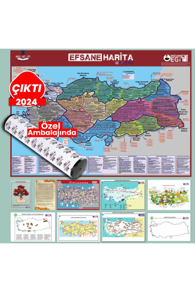 KPSS TYT AYT Legendary 10-Piece Map Set - Mehmet Eğit - 3