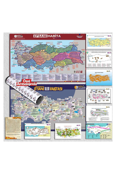 KPSS TYT AYT Legendary 10-Piece Map Set - Mehmet Eğit - 2