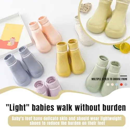 Kqwfsiu Baby Paypoq Poyafzal O'g'il Qiz Birinchi Yurish Poyafzallari Sirpanmaydigan Yengil Kichkintoy Go'dak Yopiq Tashqi - 5