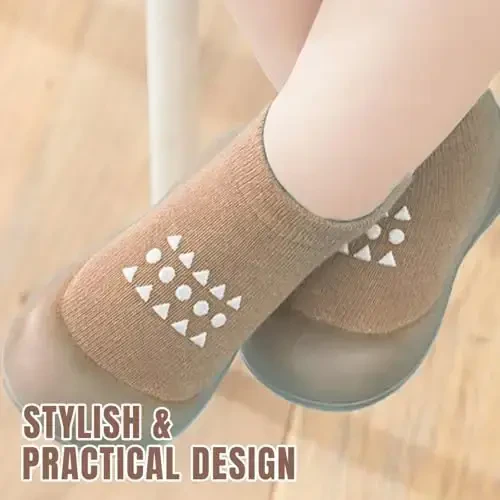 Kqwfsiu Baby Sock Shoes Boys Girls First Walking Shoes Non Slip Lightweight Toddler Infant Indoor Outdoor - 5