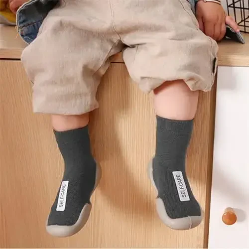 Kqwfsiu Baby Sock Shoes Boys Girls First Walking Shoes Non Slip Lightweight Toddler Infant Indoor Outdoor - 5