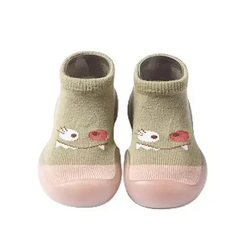 Kqwfsiu Baby Sock Shoes Boys Girls First Walking Shoes Non Slip Lightweight Toddler Infant Indoor Outdoor - 1