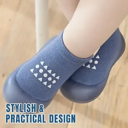 Kqwfsiu Baby Sock Shoes Boys Girls First Walking Shoes Non Slip Lightweight Toddler Infant Indoor Outdoor - 6