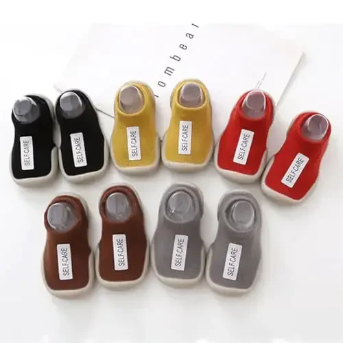 Kqwfsiu Baby Sock Shoes Boys Girls First Walking Shoes Non Slip Lightweight Toddler Infant Indoor Outdoor - 6