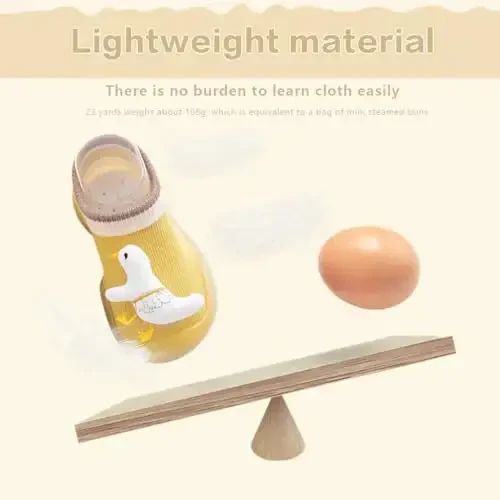 Kqwfsiu Baby Sock Shoes Boys Girls First Walking Shoes Non Slip Lightweight Toddler Infant Indoor Outdoor - 3