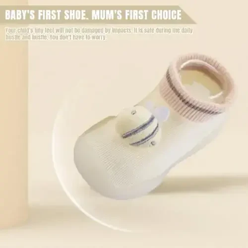 Kqwfsiu Baby Sock Shoes Boys Girls First Walking Shoes Non Slip Lightweight Toddler Infant Indoor Outdoor - 4