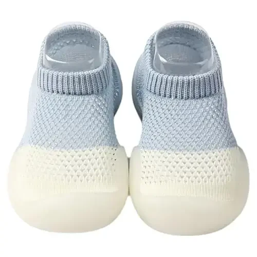 Kqwfsiu Baby Sock Shoes Boys Girls First Walking Shoes Non Slip Lightweight Toddler Infant Indoor Outdoor - 1