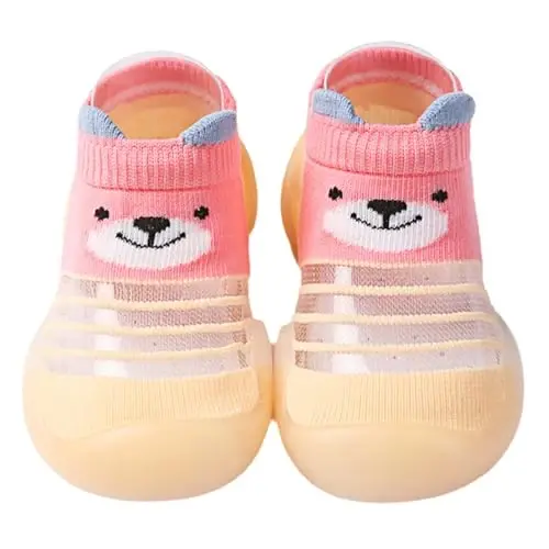 Kqwfsiu Baby Sock Shoes Boys Girls First Walking Shoes Non Slip Lightweight Toddler Infant Indoor Outdoor - 1