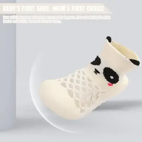 Kqwfsiu Baby Sock Shoes Boys Girls First Walking Shoes Non Slip Lightweight Toddler Infant Indoor Outdoor - 4