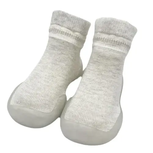 Kqwfsiu Baby Sock Shoes Boys Girls First Walking Shoes Non Slip Lightweight Toddler Infant Indoor Outdoor - 1