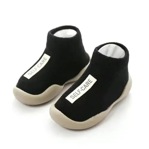 Kqwfsiu Baby Sock Shoes Boys Girls First Walking Shoes Non Slip Lightweight Toddler Infant Indoor Outdoor - 1