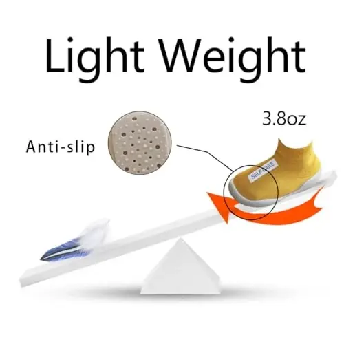 Kqwfsiu Baby Sock Shoes Boys Girls First Walking Shoes Non Slip Lightweight Toddler Infant Indoor Outdoor - 4