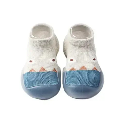 Kqwfsiu Baby Sock Shoes Boys Girls First Walking Shoes Non Slip Lightweight Toddler Infant Indoor Outdoor 