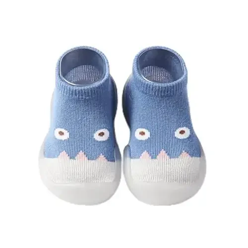 Kqwfsiu Baby Sock Shoes Boys Girls First Walking Shoes Non Slip Lightweight Toddler Infant Indoor Outdoor 