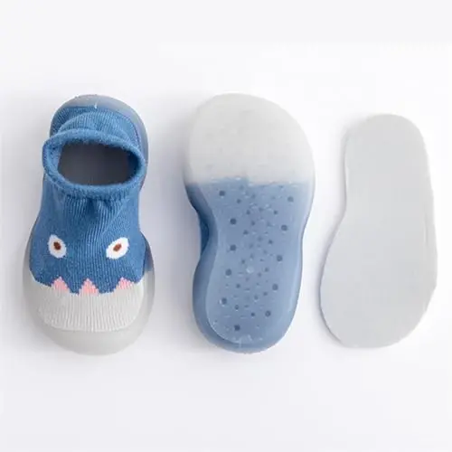 Kqwfsiu Baby Sock Shoes Boys Girls First Walking Shoes Non Slip Lightweight Toddler Infant Indoor Outdoor - 6