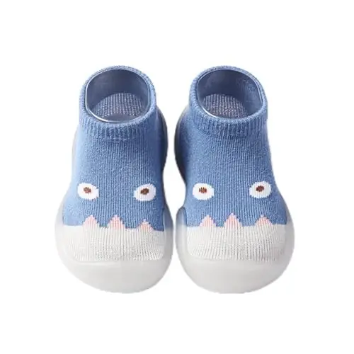 Kqwfsiu Baby Sock Shoes Boys Girls First Walking Shoes Non Slip Lightweight Toddler Infant Indoor Outdoor - 1