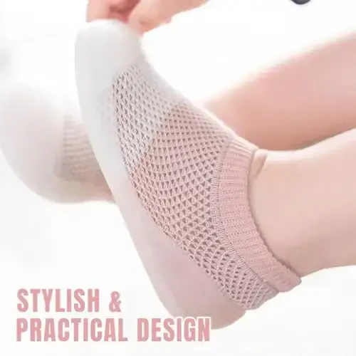 Kqwfsiu Baby Sock Shoes Boys Girls First Walking Shoes Non Slip Lightweight Toddler Infant Indoor Outdoor - 6