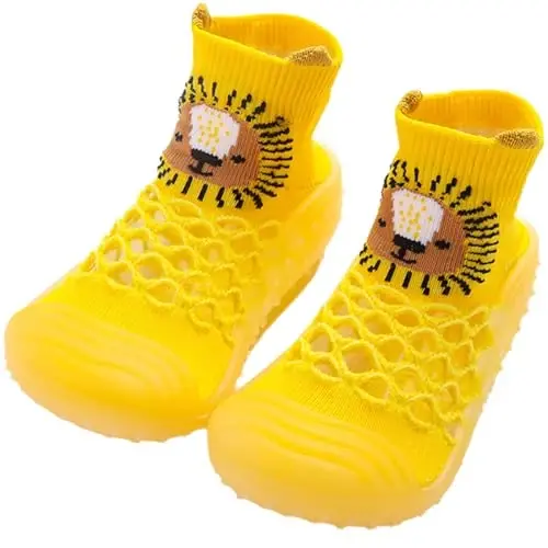 Kqwfsiu Baby Sock Shoes Boys Girls First Walking Shoes Non Slip Lightweight Toddler Infant Indoor Outdoor 