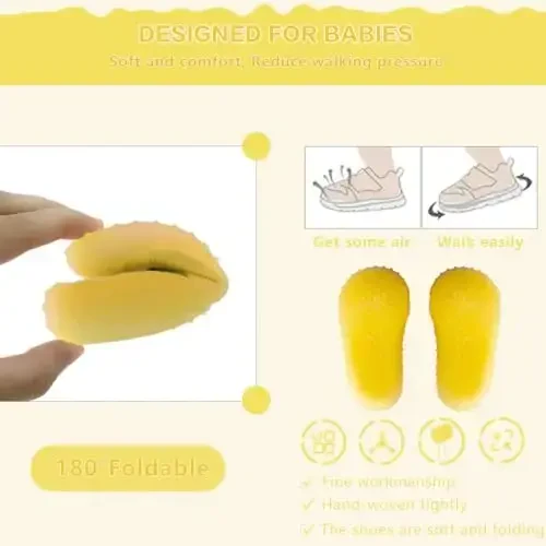 Kqwfsiu Baby Sock Shoes Boys Girls First Walking Shoes Non Slip Lightweight Toddler Infant Indoor Outdoor - KQWFSIU (1)