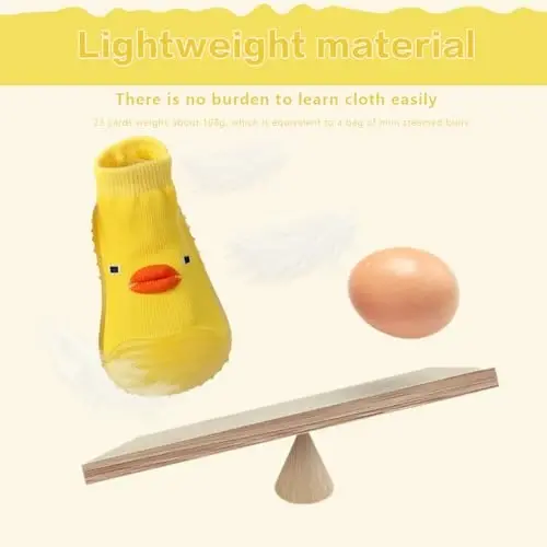 Kqwfsiu Baby Sock Shoes Boys Girls First Walking Shoes Non Slip Lightweight Toddler Infant Indoor Outdoor - 3