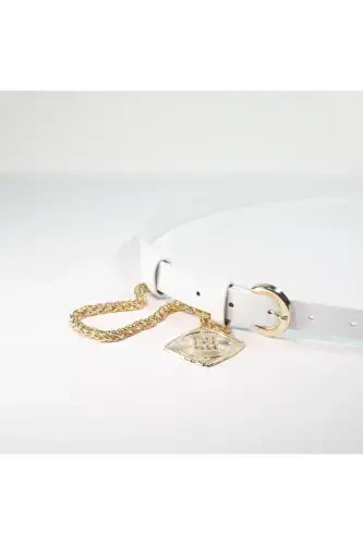 Kral Zanjirli Medalyon Batafsil Ayollar Shim Kamari, Kurtka Kamari, Ko'ylak Kamari, Ko'ylak Kamari-OQ - 6