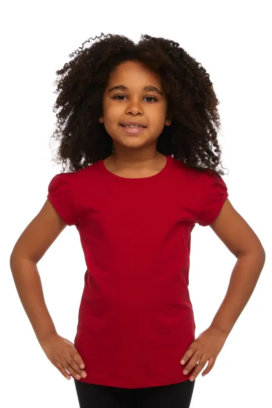 Красная футболка с коротким рукавом для новорожденных - POPPY RED - LOVETTI