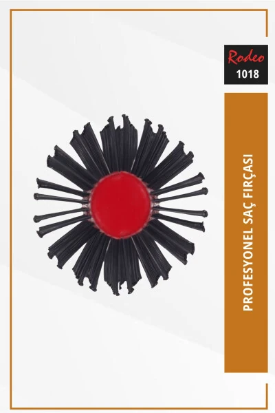 Красная профессиональная расческа для волос 1018 - 3
