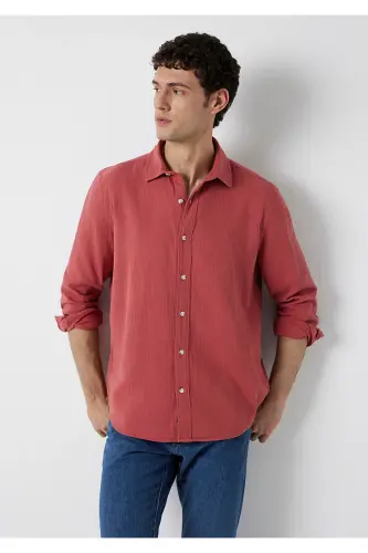 Красная Рубашка Regular Fit / Обычный Крой 0211518-71100 - Красный - 3