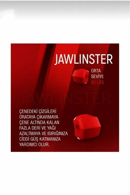 Красный шар для упражнений для подбородка среднего уровня, маленький шар для упражнений для мышц подбородка - JAWLINE