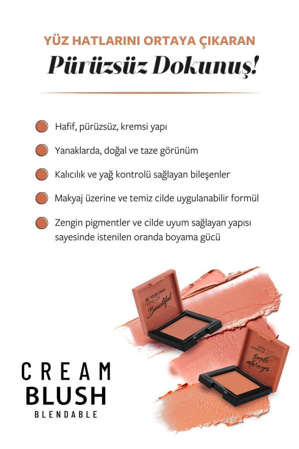 Krem Allık - Cream Blush 44 Blossom - 13