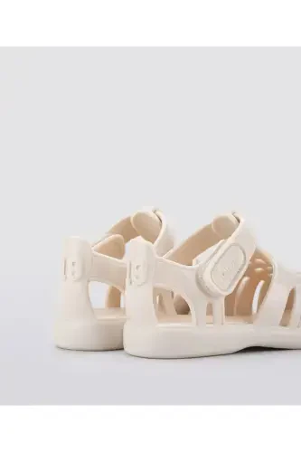Tobby Gloss Krem Çocuk Sandalet - 4