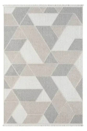 Krem Bej Kulrang Yumshoq To'qimali Gilam Kilim Oshxona Mehmonxona Yo'lak Yo'lakcha To'quv Mashina Gilami 008-Krem 5 - 8