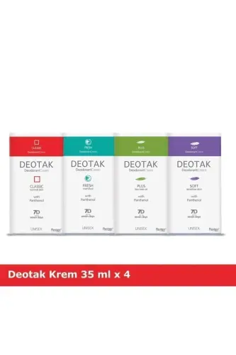 Krem Deodorant 4 ta To'plam - DEOTAK (1)