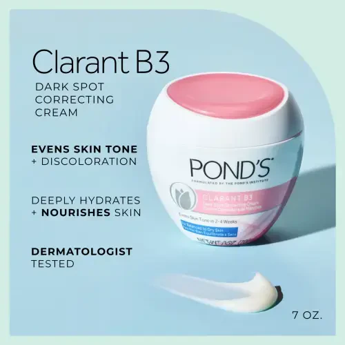 Крем для лица Pond's Correcting Facial Cream Clarant B3 Крем-корректор против темных пятен для сухой кожи 7 унций - POND'S (1)
