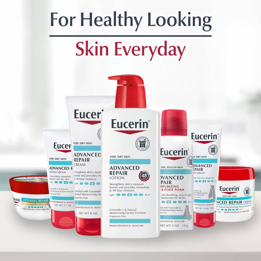 Крем для рук Eucerin Advanced Repair, без запаха, тюбик 2,7 унции - 10