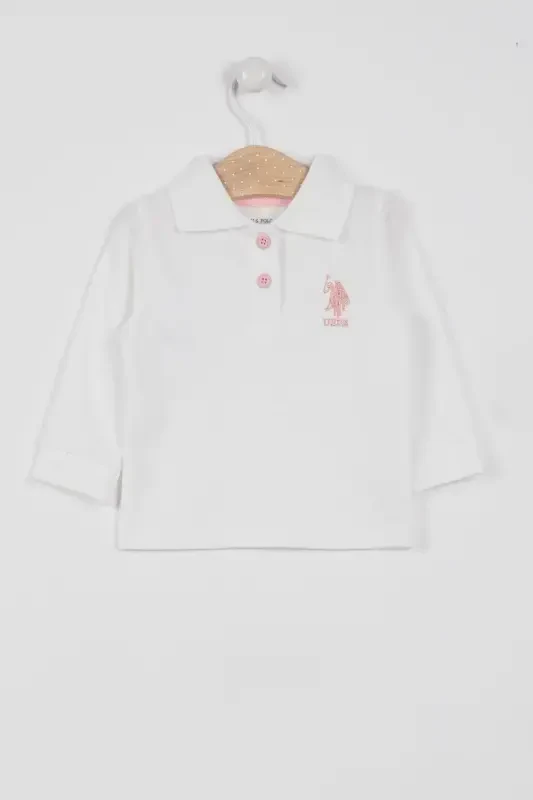 Крем-футболка для девочки - Крем - U.S. POLO ASSN.